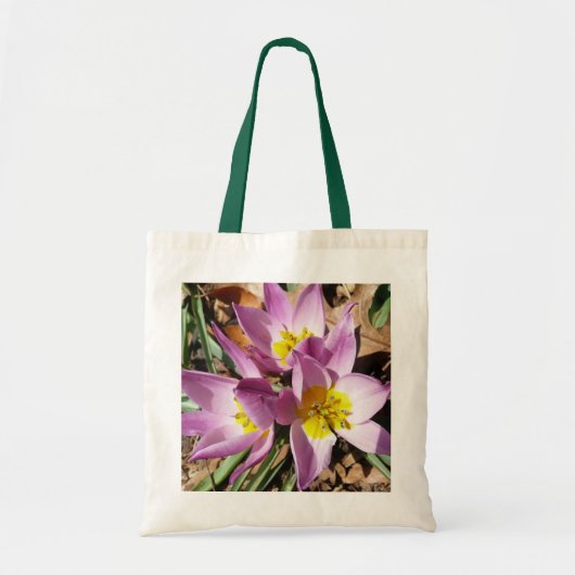 Roze krokodilentekoraal tote bag (Voorkant)
