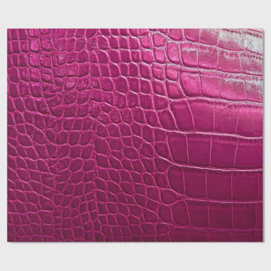 Roze krokodille huidtextuur cadeaupapier (Vlak)