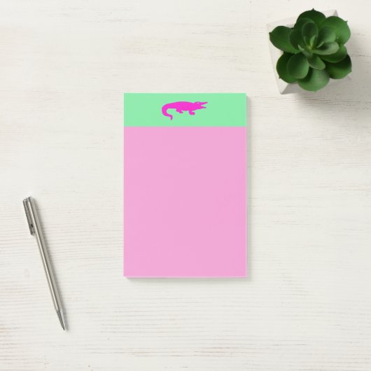 Roze krokodille Postit Notes (Kantoor)