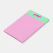 Roze krokodille Postit Notes (Schuin)