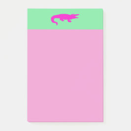 Roze krokodille Postit Notes