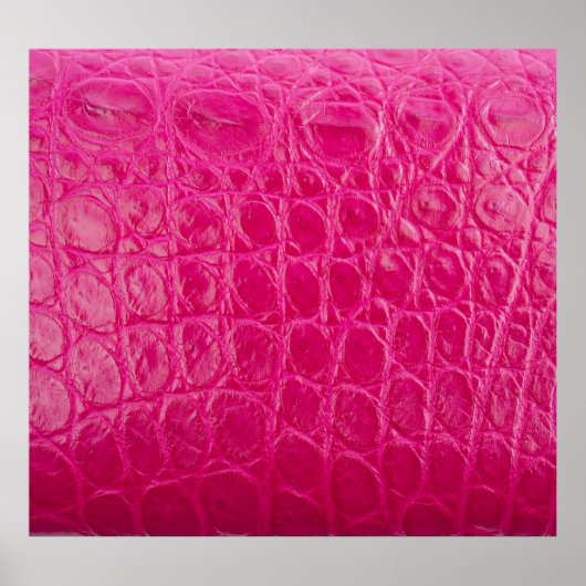 Roze krokodillenhuid, lederen textuur poster (Voorkant)