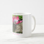 Roze krokusbloemen Mok (Voorkant rechts)