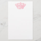 Roze kroon briefpapier (Voorkant)