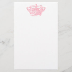 Roze kroon briefpapier