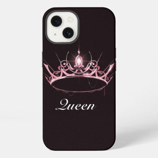 Roze kroon Case-Mate iPhone Case Hoesje (Achterkant)