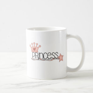 Roze Kroon en Wand Princess Koffiemok