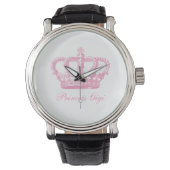 Roze kroon horloge (Voorkant)