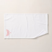 Roze Kroon Illustratie Bad Handdoek (Handdoek)