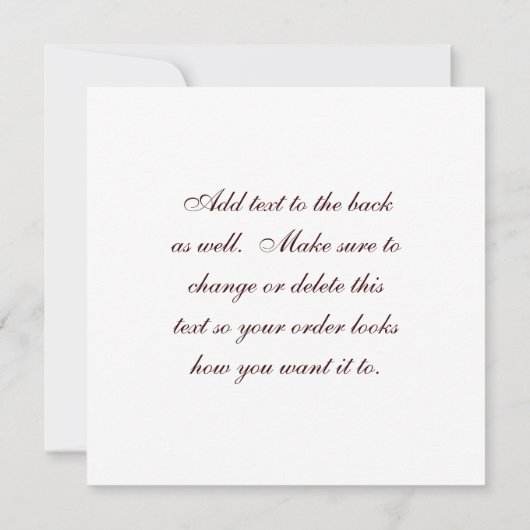 Roze kroon kaart (Achterkant)