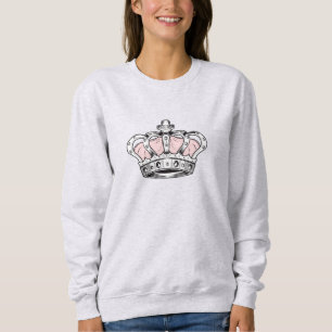 Roze Kroon Koningin Royal Glam Meisjesachtige Esth Trui