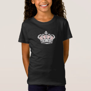 Roze Kroon Koningin Royale Glam Meisjesachtige Est T-shirt