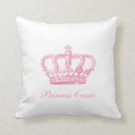 Roze kroon kussen