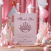 Roze Kroon Prinses Verjaardag Bedankt