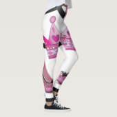 roze kroon schoenen leggings (Rechts)