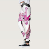 roze kroon schoenen leggings (Links)