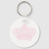 Roze kroon sleutelhanger (Voorkant)