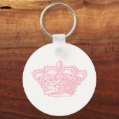 Roze kroon sleutelhanger (Voorkant)