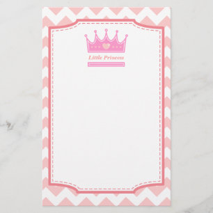 Roze Kroon voor de koninklijke prinses Briefpapier