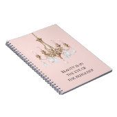 Roze Kroonluchter Kaarsen Notitieboek (Rechterzijde)