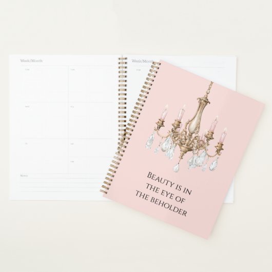 Roze Kroonluchter Kaarsen Planner (Display)