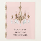 Roze Kroonluchter Kaarsen Planner (Voorkant)
