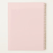 Roze Kroonluchter Kaarsen Planner (Achterkant)