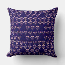 Roze Kroontjes Donkerblauw