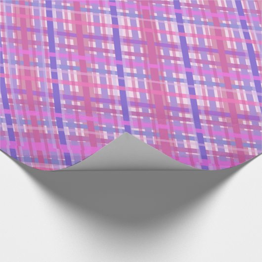 roze kruis cadeaupapier (Hoek)