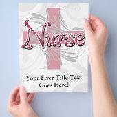 Roze Kruis/Draaiende Verpleegster Flyer (Hand)