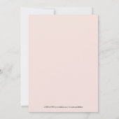 Roze Kruis Eerste Heilige Communie Uitnodiging (Achterkant)