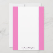 Roze kruis met uitnodiging tot fotocommunicatie (Achterkant)