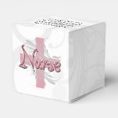 Roze kruis/wervelkolom bedankdoosjes (Achterkant)