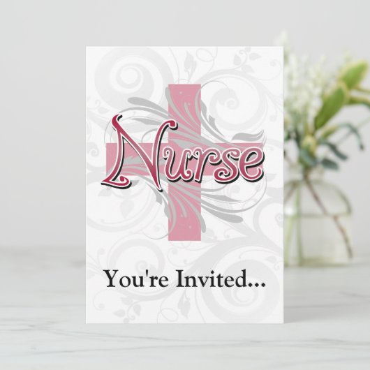 Roze kruis/wervelkolom kaart (Staand voorkant)