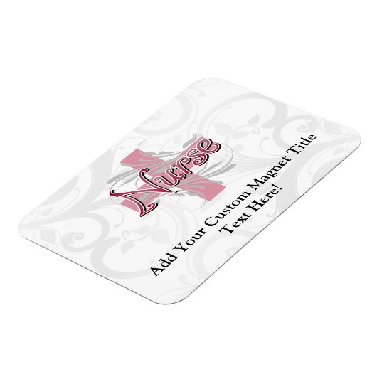 Roze kruis/wervelkolom magneet (Linkerzijde)