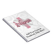 Roze kruis/wervelkolom notitieboek (Rechterzijde)