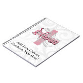 Roze kruis/wervelkolom notitieboek (Linkerzijde)