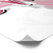 Roze kruis/wervelkolom poster (Hoek)