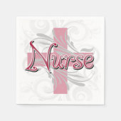 Roze kruis/wervelkolom servetten (Voorkant)