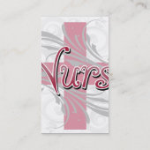 Roze kruis/wervelkolom visitekaartje (Achterkant)