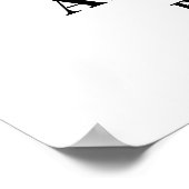 Roze Kruisdoop Horizontaal Welkom Poster (Hoek)