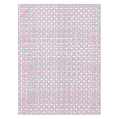 Roze kruispatroon tafelkleed (Voorkant)