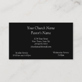 Roze kruisVisitekaartjes Visitekaartje (Achterkant)