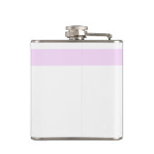 Roze kunst Baby Voetafdrukken opa voor zwangerscha Heupfles (Achterkant)