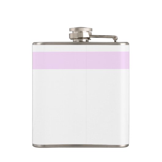 Roze kunst Baby Voetafdrukken opa voor zwangerscha Heupfles (Achterkant)