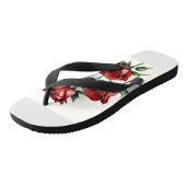Roze Kunst Flip Flops