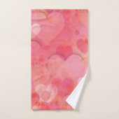 Roze kunstdromen bad handdoek (Handdoek)