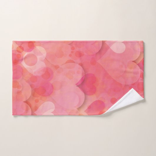 Roze kunstdromen bad handdoek (Handdoek)