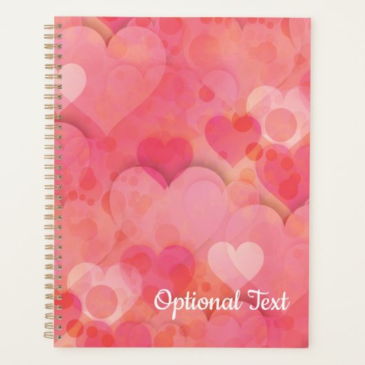 Roze kunstdromen planner (Voorkant)