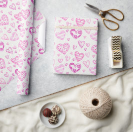 roze kunsten Romantisch omslagpapier Cadeaupapier